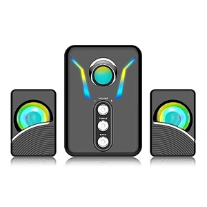 2.1 Gaming Speaker with 7 Colored LED Light with 11W