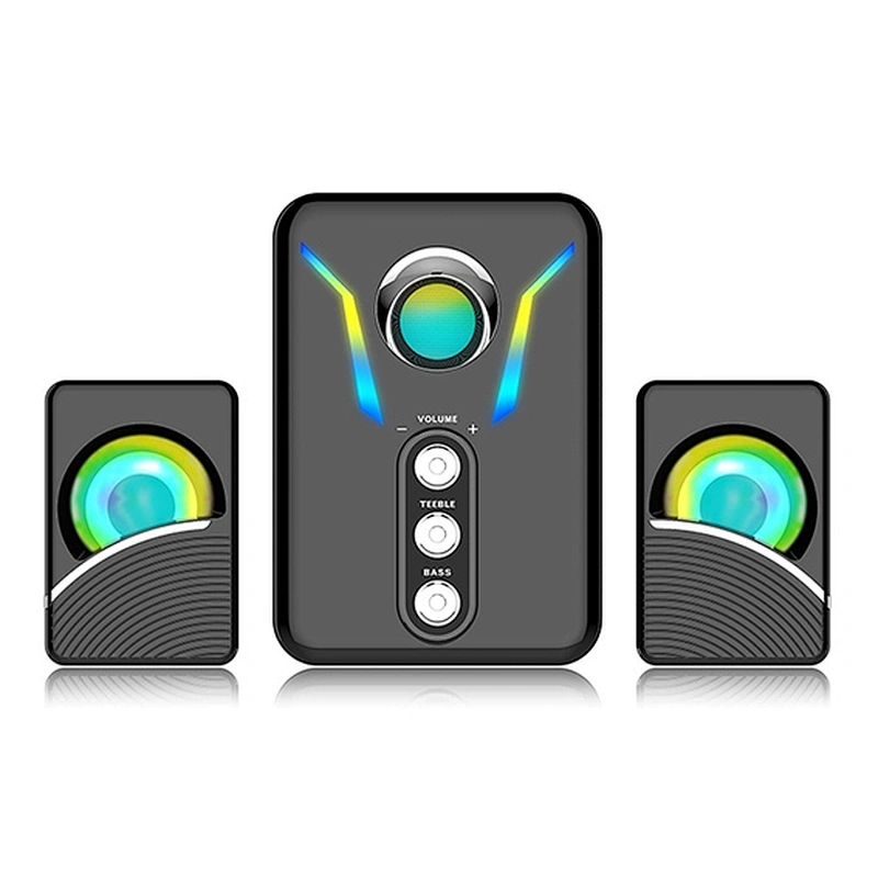 2.1 Gaming Speaker with 7 Colored LED Light with 11W