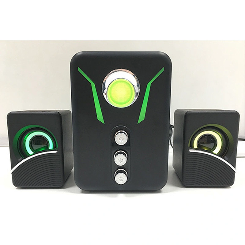 2.1 Gaming Speaker with 7 Colored LED Light with 11W