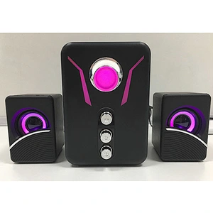 2.1 Gaming Speaker with 7 Colored LED Light with 11W