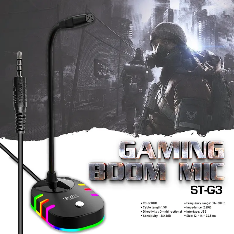 Gaming Microphone RGB ST-G3