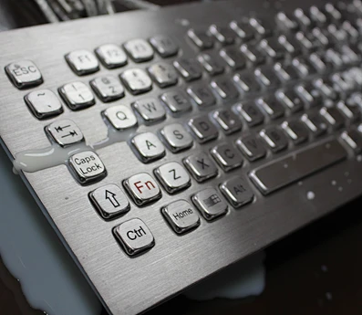 rugged keyboard with trackball