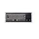 IP67 Washable Metal Black  Industrial Keyboard with Rugged Touchpad