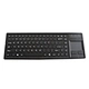 86 keys movable desk top plastic touchpad keyboard