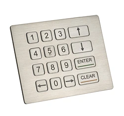 stainless steel keypad