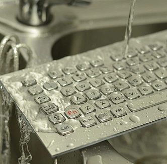 stainless steel keyboard