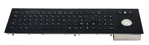 stainless steel kiosk keyboard