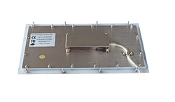 industrial stainless steel kiosk keyboard