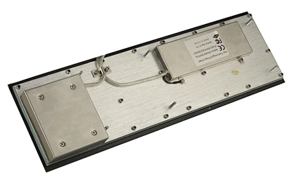 stainless steel kiosk keyboard