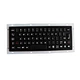IP67 Mini Compact Industrial Keyboard Metal Black Panel Mount