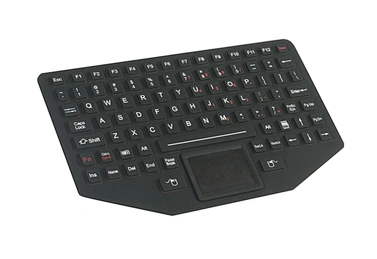 Panel Mount SIlicone Rubber Backlit Industrial Marine Keyboard With