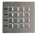 16 keys waterproof custom USB metal numeric keypad