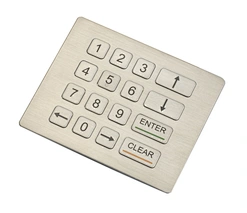 stainless steel keypad