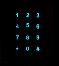 backlight keypad