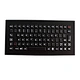 Rugged panel mount black Metal vandal proof USB qwerty keyboard