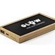 Bamboo Wood Eco-friendly 5000mah Mini usb battery rosh powerbank Portable Charger Power bank
