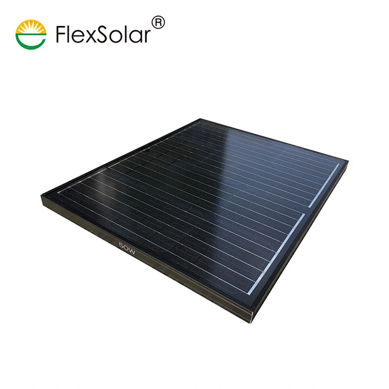 Solar Energy Systems Off Grid Glass Solar Panel 24v 50w