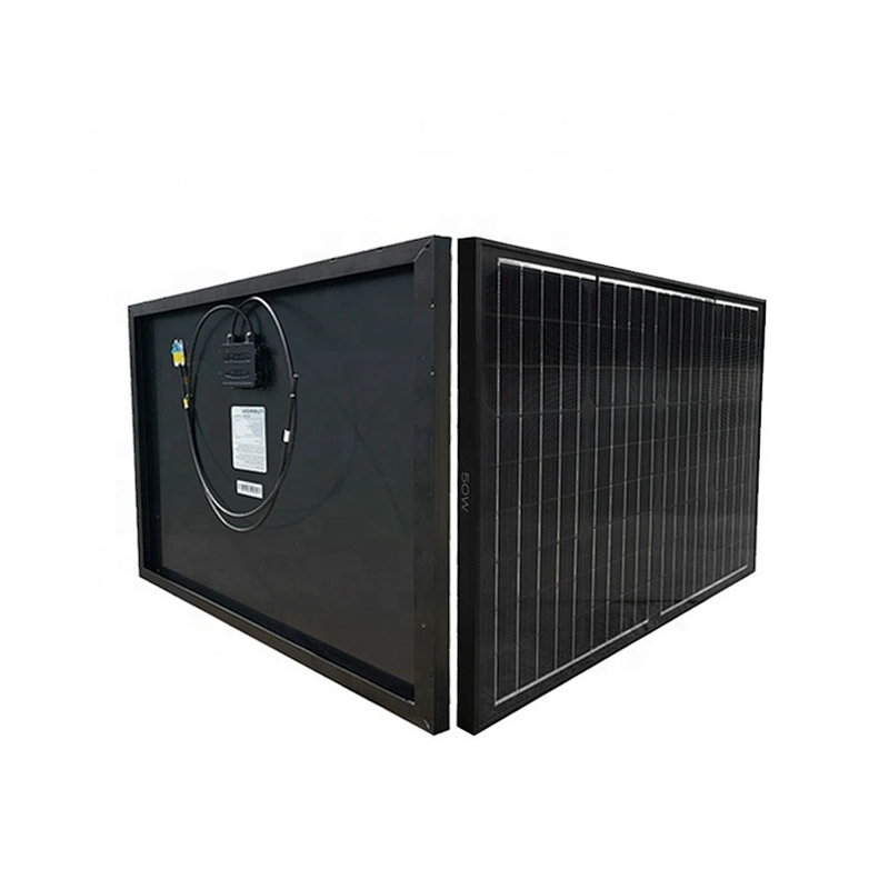 Solar Energy Systems Off Grid Glass Solar Panel 24v 50w