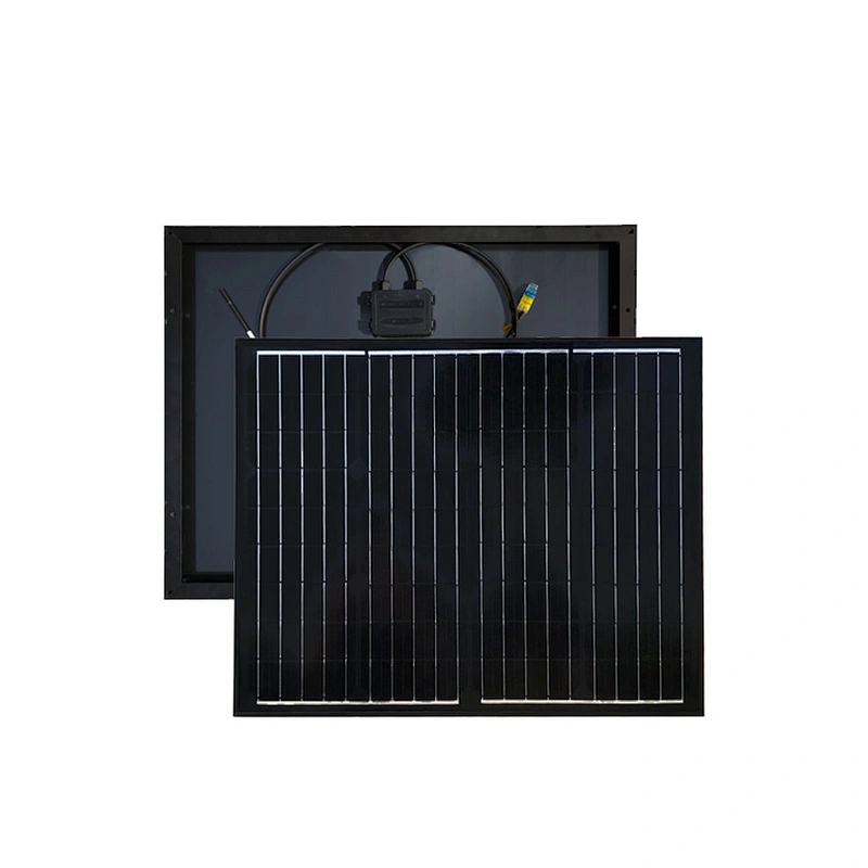 Solar Energy Systems Off Grid Glass Solar Panel 24v 50w