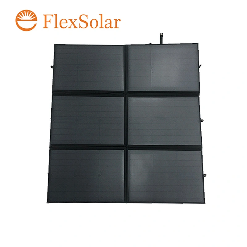 200W fabric dual usb folding solar charger