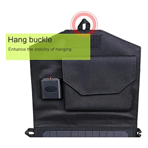 20W fabric dual usb folding solar charger