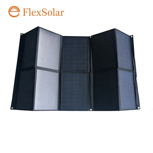 100W fabric dual usb folding solar charger