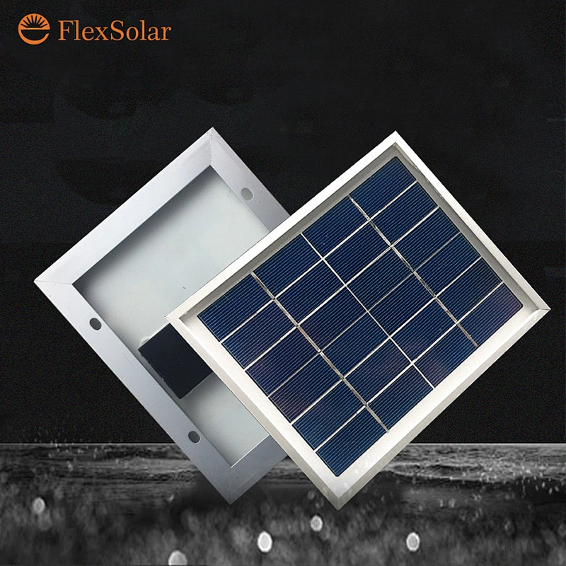 FlexSolar 12V 5W solar panel module for led light