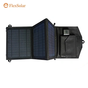 20W fabric dual usb folding solar charger