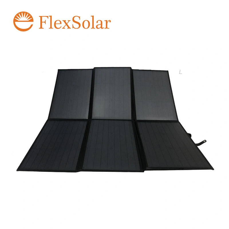 200W fabric dual usb folding solar charger