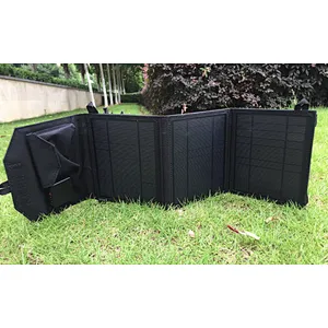 10W fabric dual usb folding solar charger