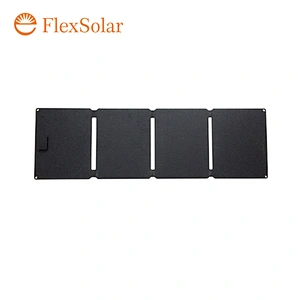 60W folding solar panel with fast charging