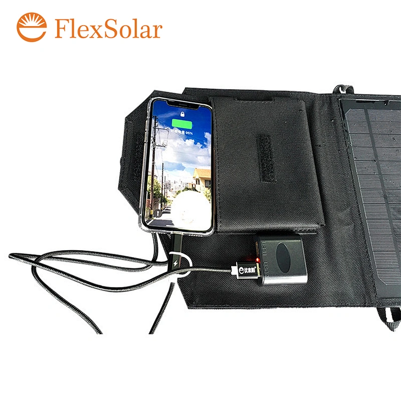 15W USB Mobile Power Bank Tablet wireless charger solar  panel charger