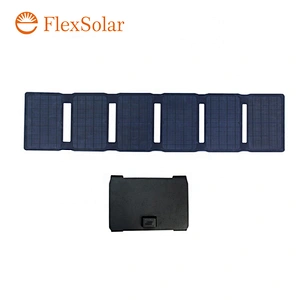 Flexsolar 40W Waterproof USB DC monocrystalline Cell Etfe Portable Solar Phone Charger