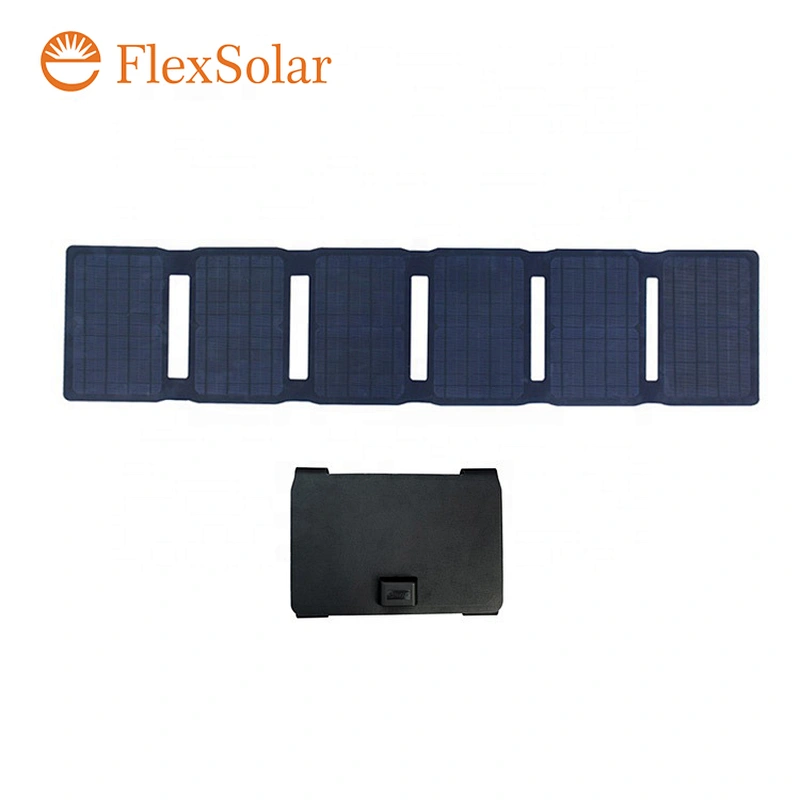 Flexsolar 40W Waterproof USB DC monocrystalline Cell Etfe Portable Solar Phone Charger