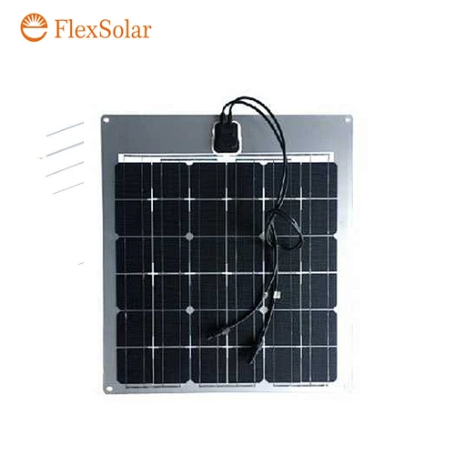 Factory price 46W semi flexible solar panel for patrol car