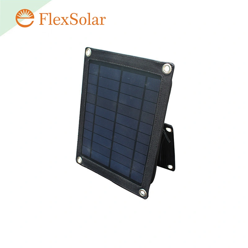 5W fabric cover with pocket PET USB portable solar charger