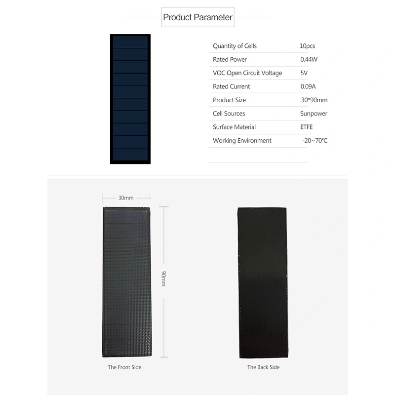ODM SMT small waterproof sunpower solar panel