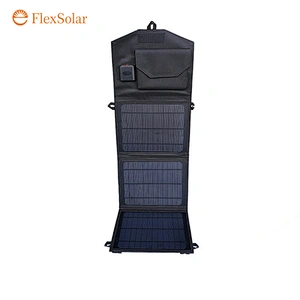 20W fabric dual usb folding solar charger