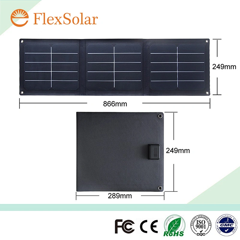 Outdoor 32W Waterproof Solar Charger Foldable Solar Panel