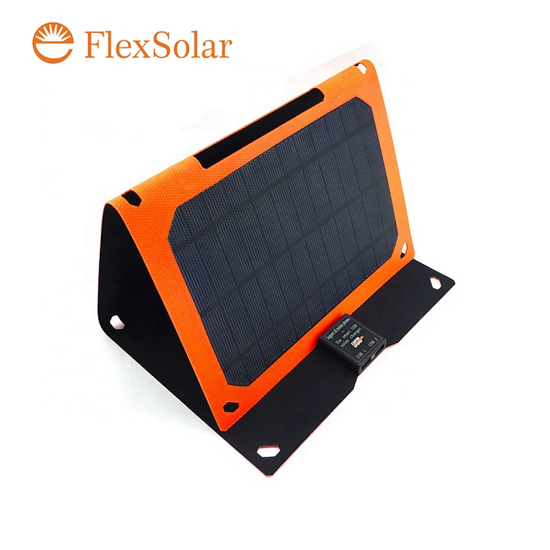 15W foldable solar panel charger