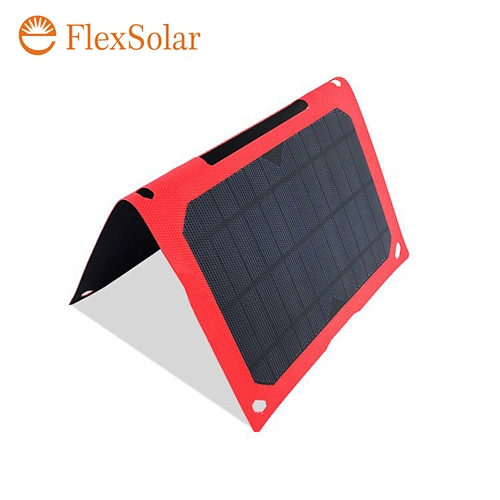 Flextech Solar panel charger 10W thin light weight for mobile phone