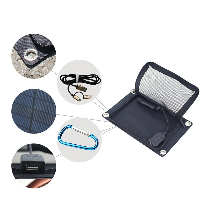 Flexsolar Mini Size 3.15w 5V PET solar panel With USB and Scratch resistant surface