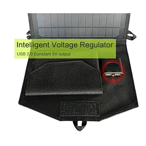 20W fabric dual usb folding solar charger