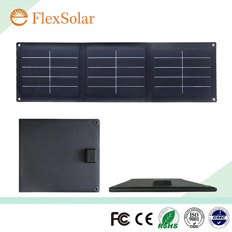 Outdoor 32W Waterproof Solar Charger Foldable Solar Panel