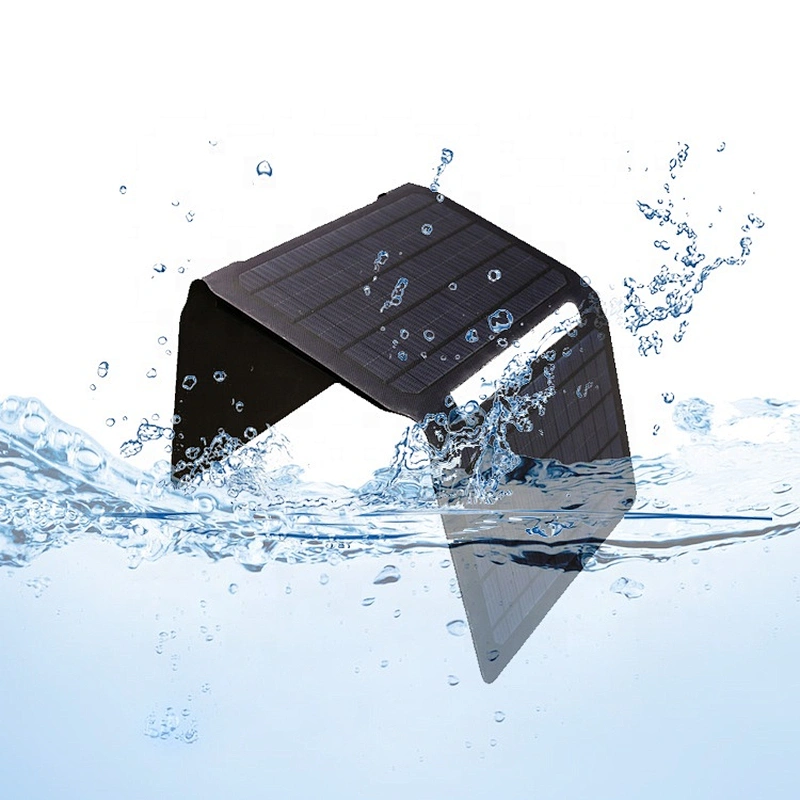 waterproof quick charger dual usb 20w folding solar panel charger