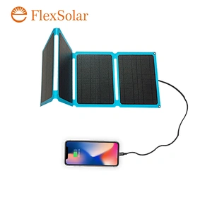 60W folding solar panel with fast charging