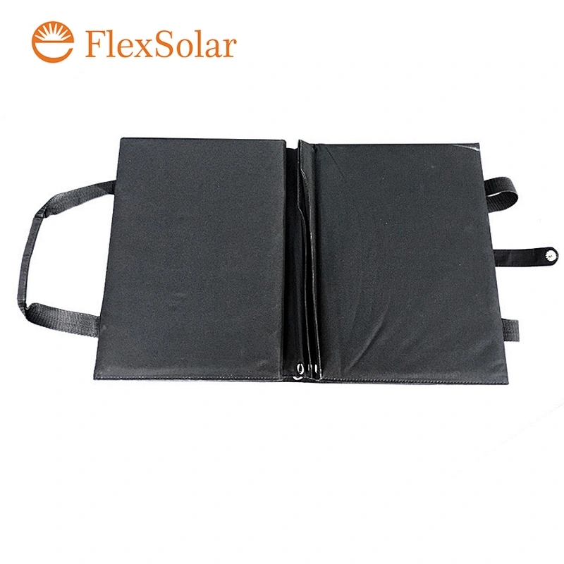 100W fabric dual usb folding solar charger