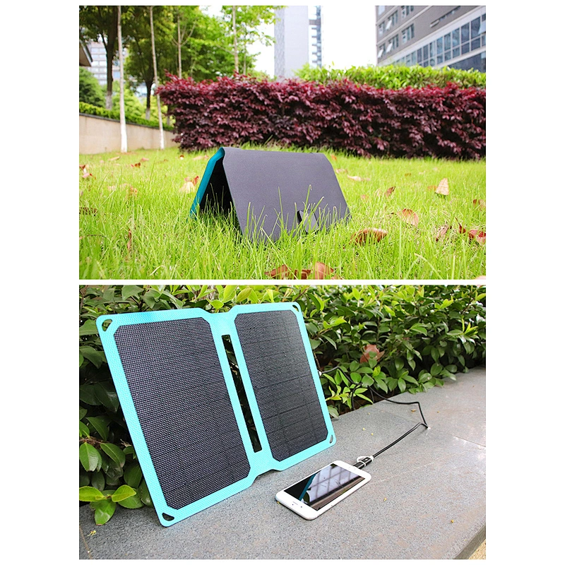 Flextech Solar panel charger 10W thin light weight for mobile phone