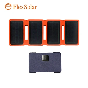 waterproof 6.4W 5V usb folding mini solar powered charger