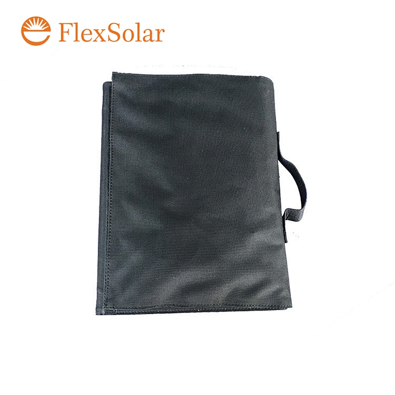 60W 18V Fabric foldable Waterproof Solar Panel Charger for Outdoors